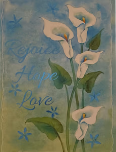Easter Card-Rejoice Hope Love